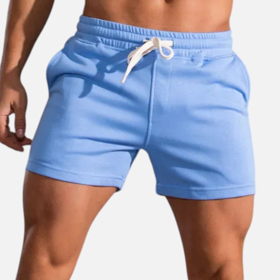 Mivora London | Men’s Casual Jogger Shorts With Pockets And Adjustable Waistband