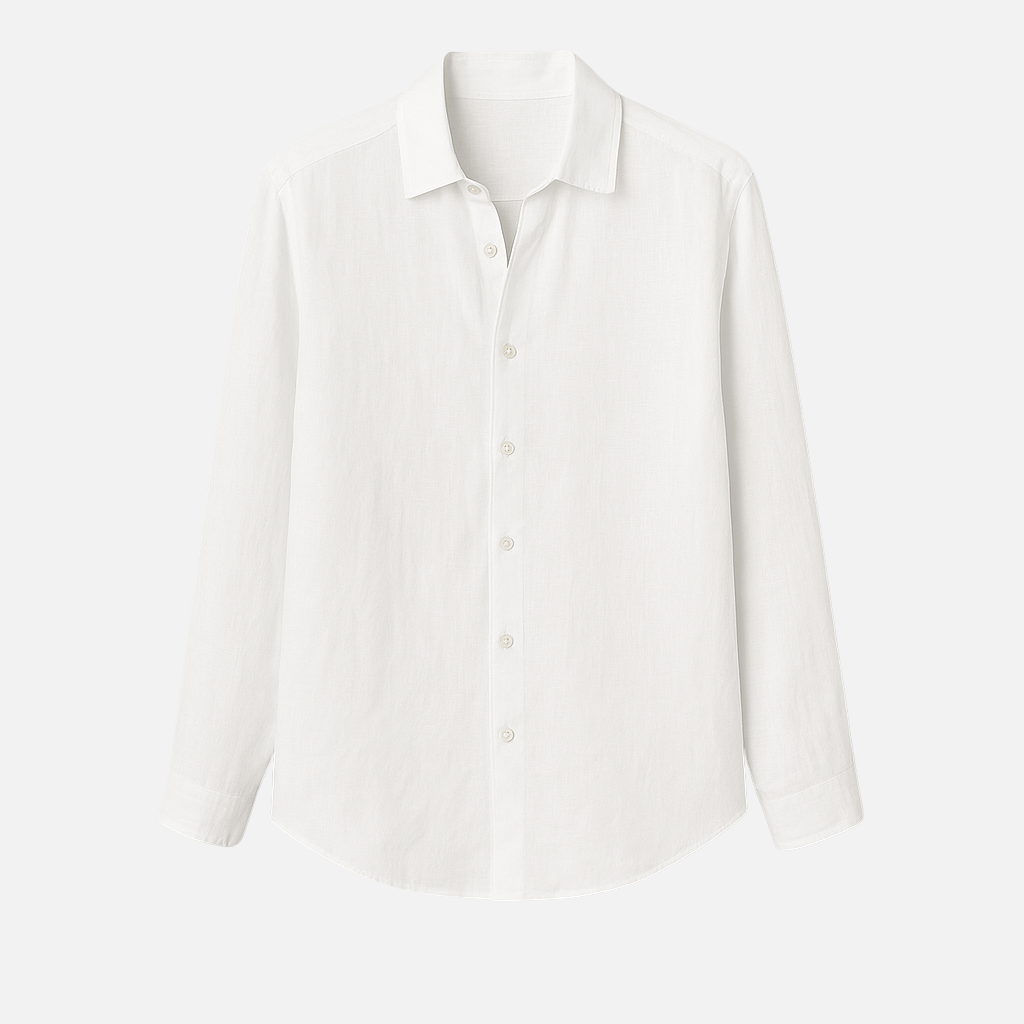 Mivora London | Casual Summer Long-Sleeve Shirt With Relaxed Fit
