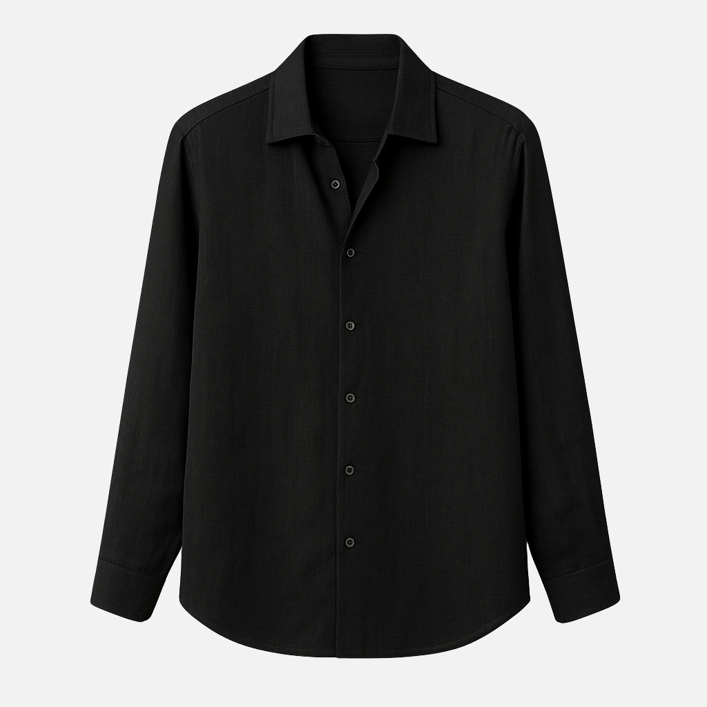 Mivora London | Casual Summer Long-Sleeve Shirt With Relaxed Fit