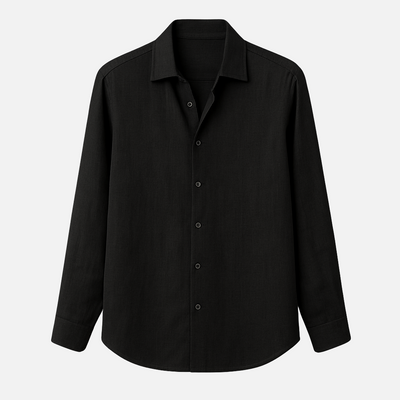 Mivora London | Casual Summer Long-Sleeve Shirt With Relaxed Fit