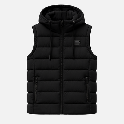 Mivora London | Men's Lightweight Sleeveless Zipper Vest For Layered Streetwear Style