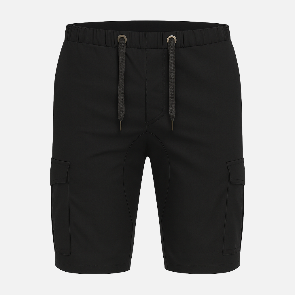 Mivora London | Men's Comfortable Slim Fit Cargo Shorts With Utility Pockets