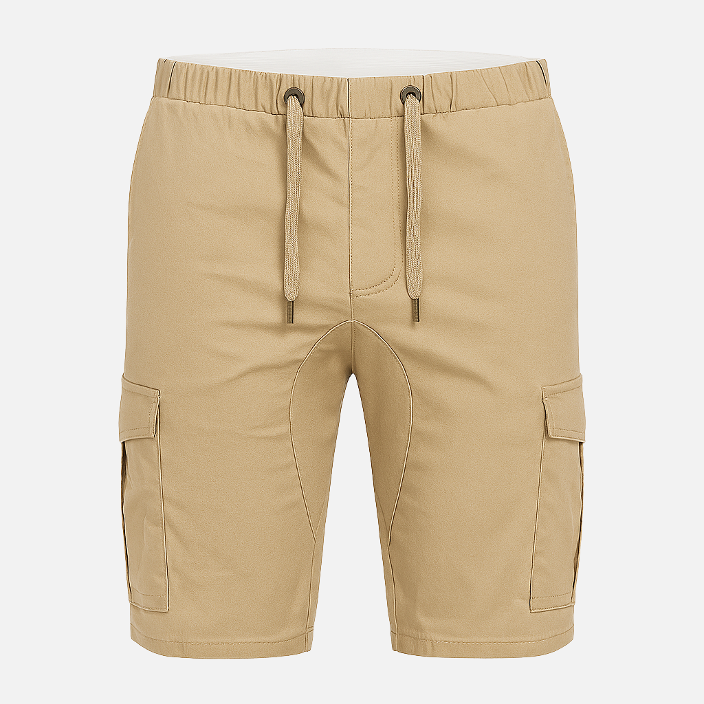 Mivora London | Men's Comfortable Slim Fit Cargo Shorts With Utility Pockets
