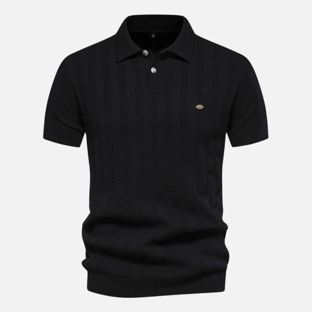 Mivora London | Men's Slim Fit Short Sleeve Polo Shirt For Casual And Smart Wear
