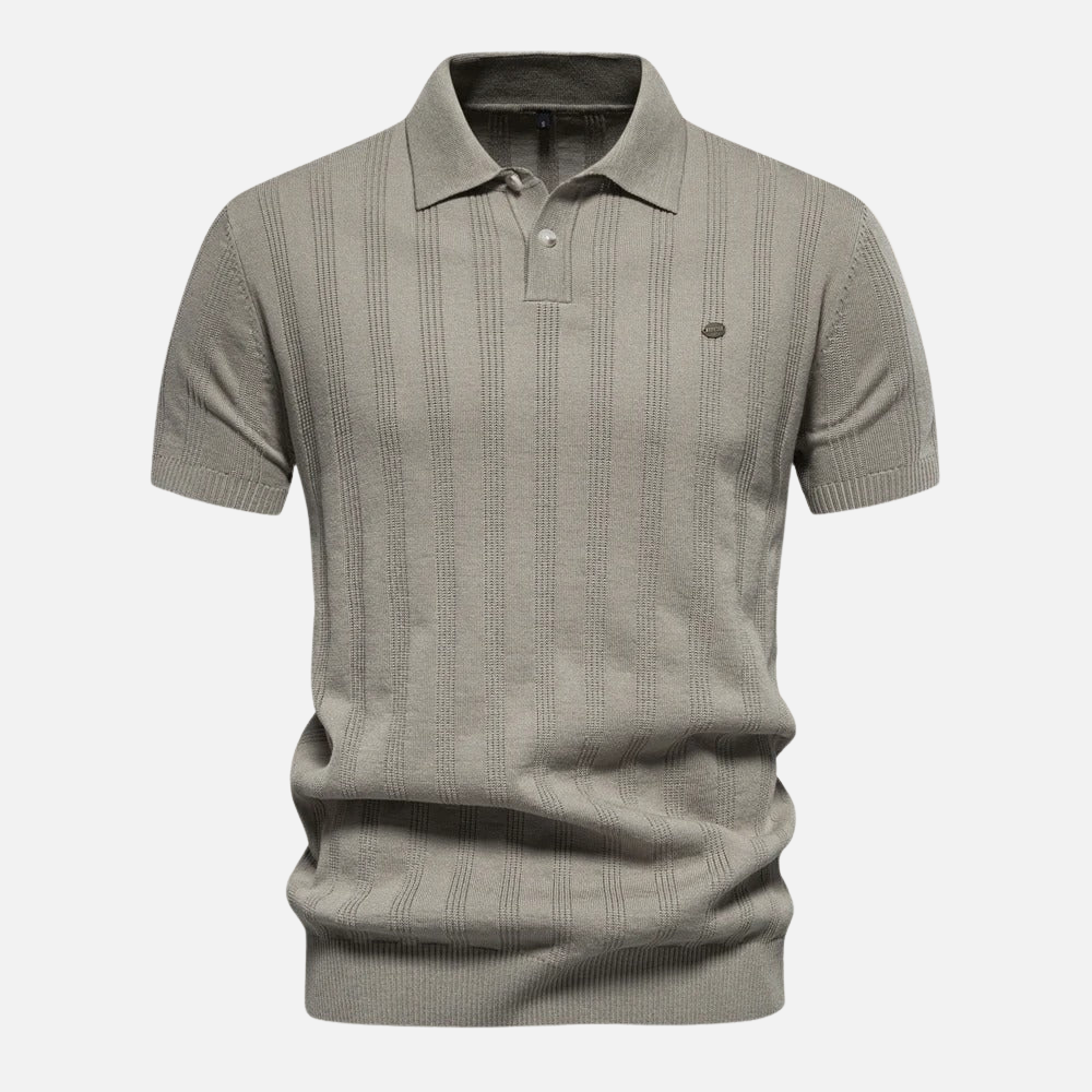 Mivora London | Men's Slim Fit Short Sleeve Polo Shirt For Casual And Smart Wear