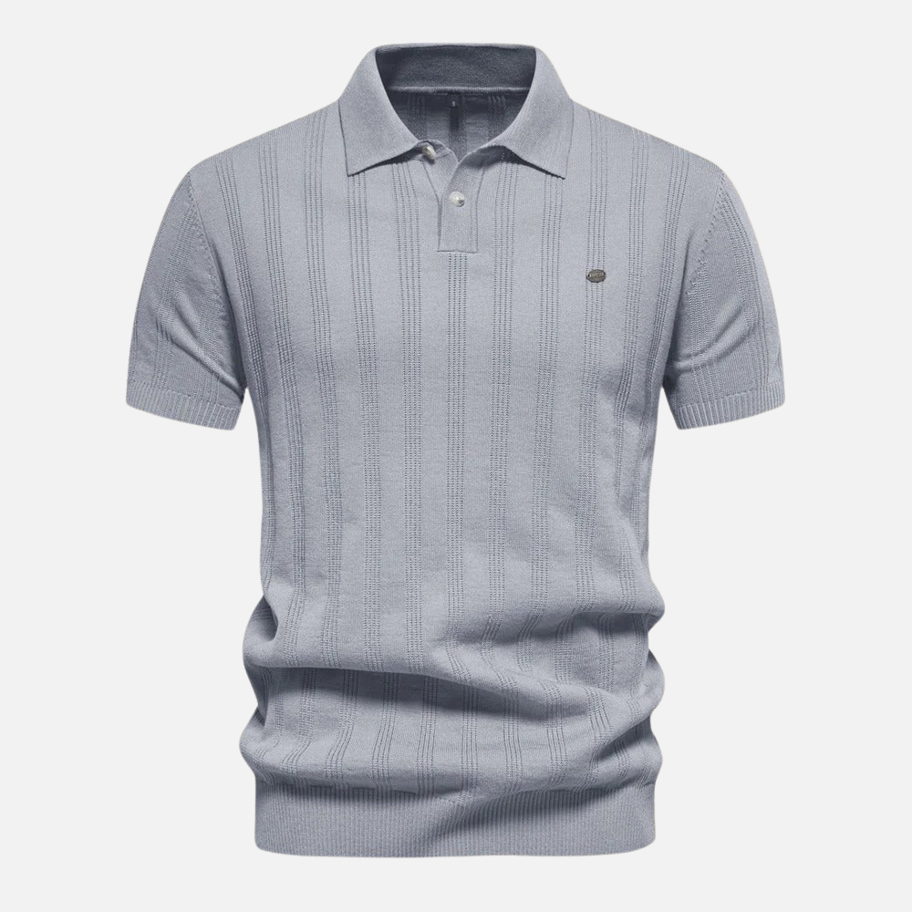 Mivora London | Men's Slim Fit Short Sleeve Polo Shirt For Casual And Smart Wear