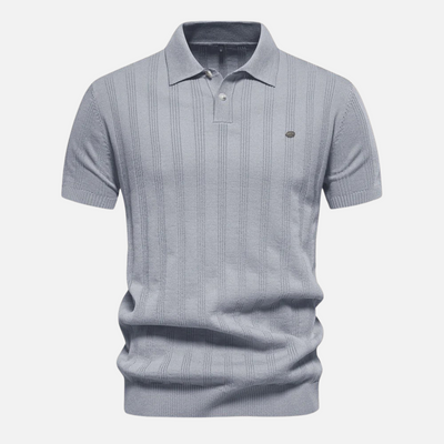 Mivora London | Men's Slim Fit Short Sleeve Polo Shirt For Casual And Smart Wear