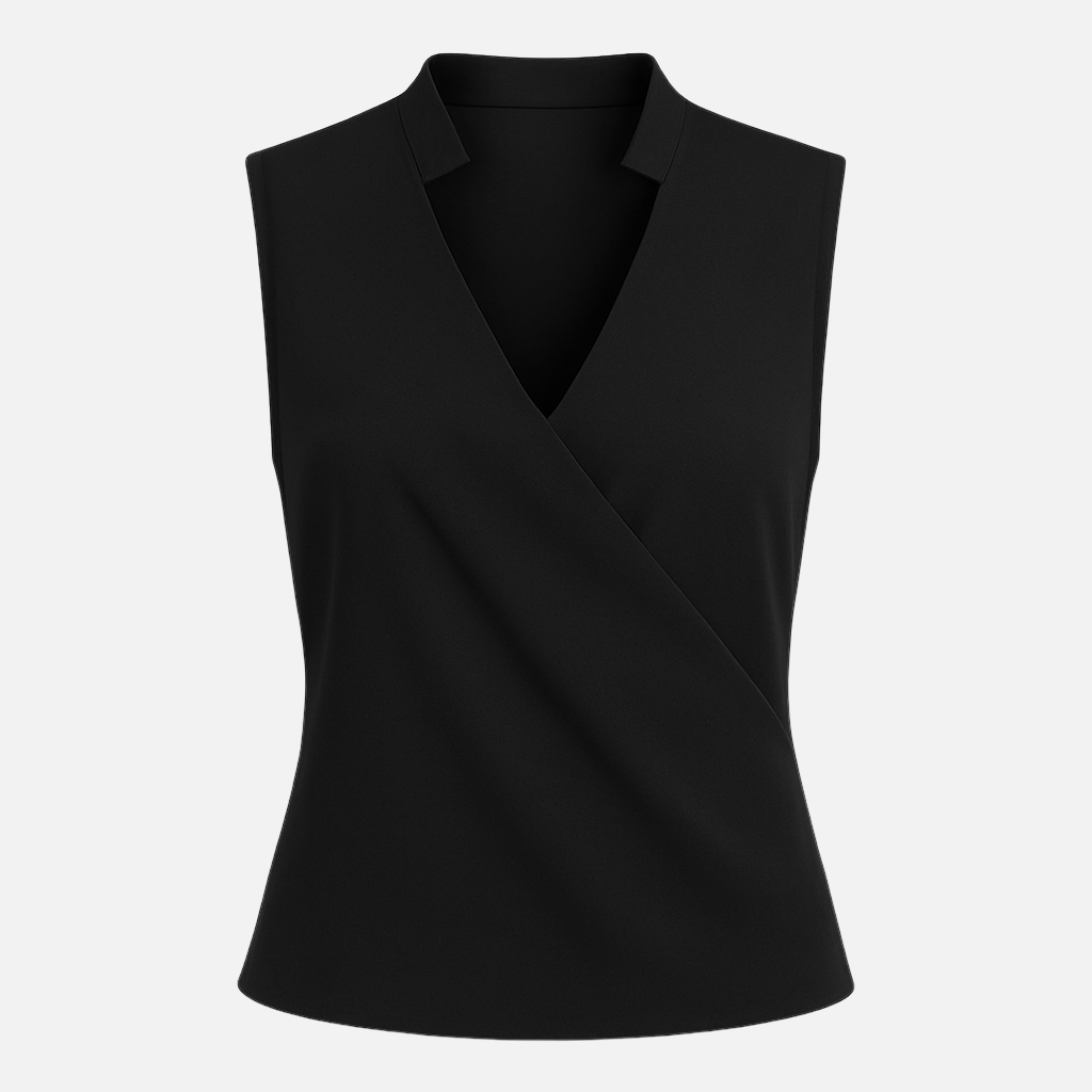 Mivora London | Women’s Soft Sleeveless V-Neck Top Lightweight and Comfortable Fit