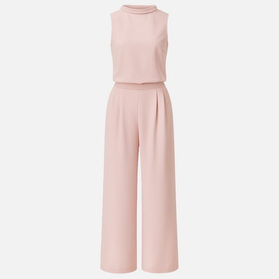 Mivora London | Women's Sleeveless Jumpsuit With Adjustable Waist and Relaxed Fit