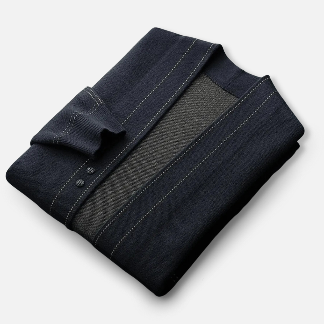 Mivora London | Men’s Classic Cardigan – Elegant Comfort