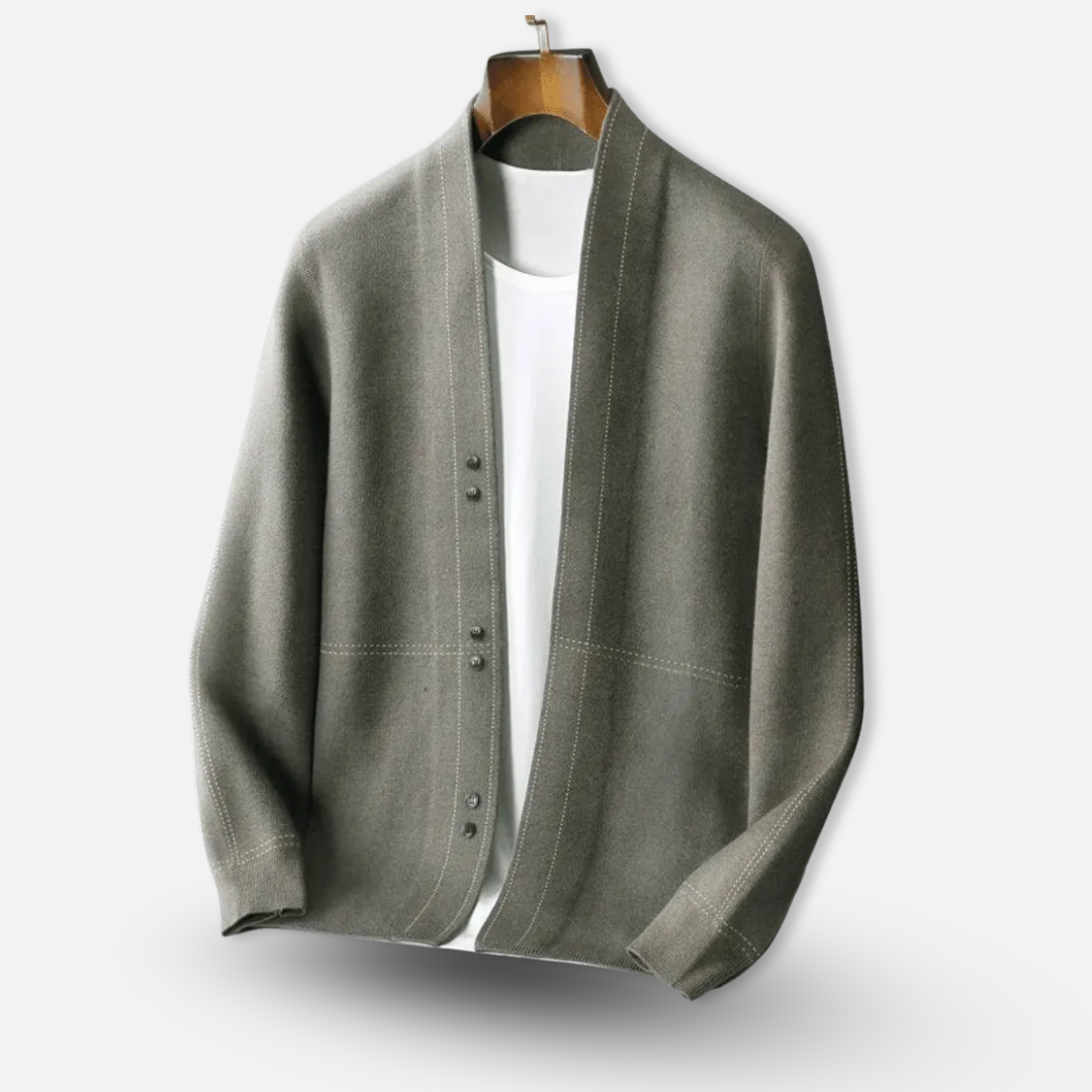 Mivora London | Men’s Classic Cardigan – Elegant Comfort