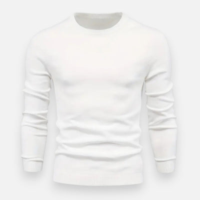 Mivora London | Men’s Knitted Crew Neck Sweater – Classic Comfort