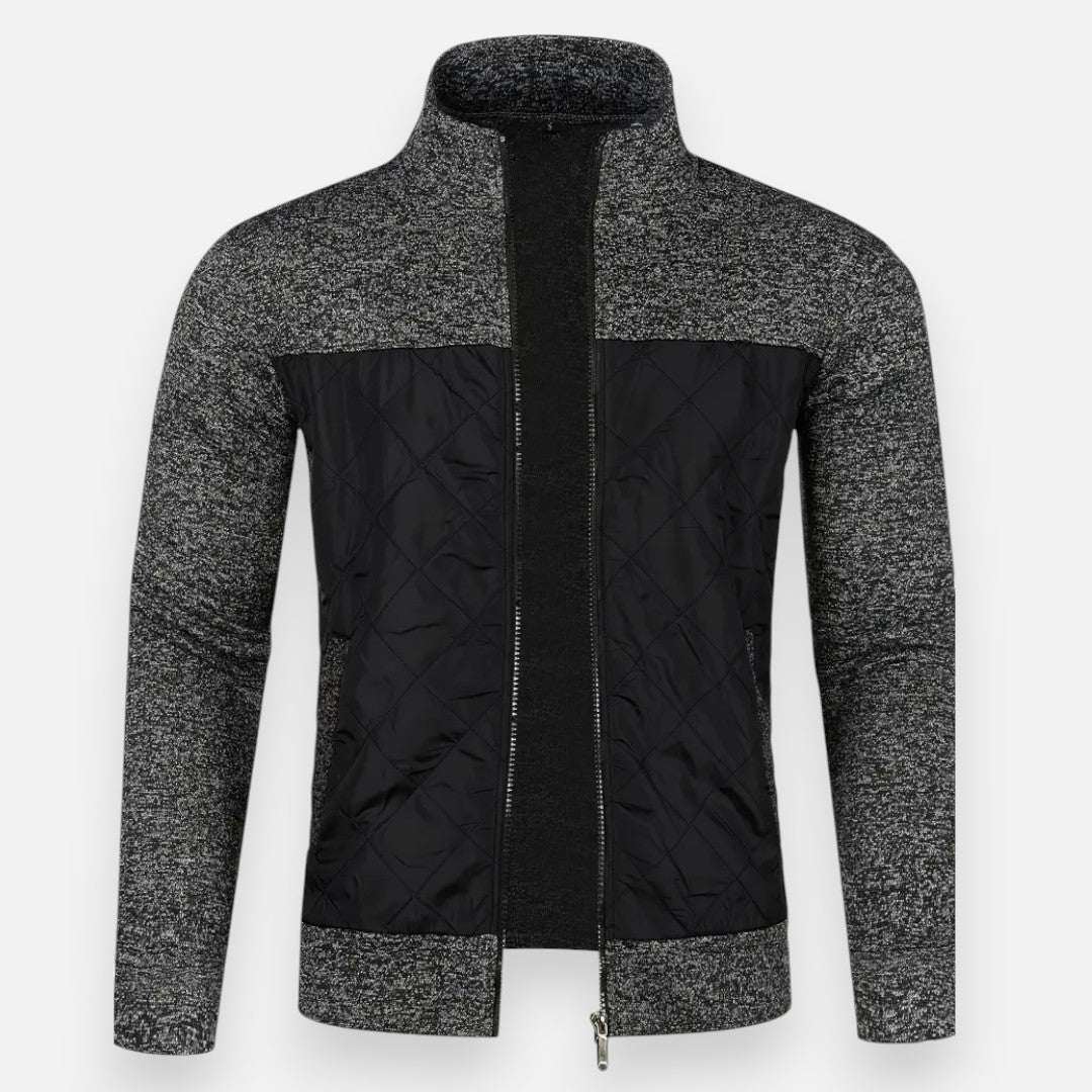 Mivora London | Men’s Knitted Cardigan Jacket – Refined Warmth, Effortless Poise