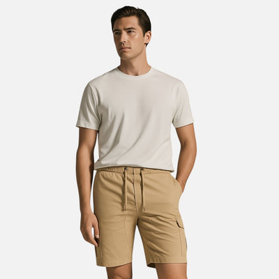 Mivora London | Men's Comfortable Slim Fit Cargo Shorts With Utility Pockets