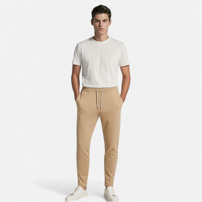 Mivora London | Men’s Straight‑Leg Regular Fit Trousers