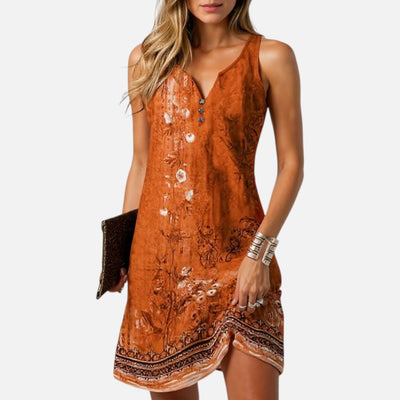 Mivora London | Women's Sleeveless Mini Dress With Relaxed Fit