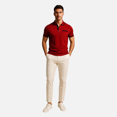 Mivora London | Men's Elegant Slim Fit Polo Shirt