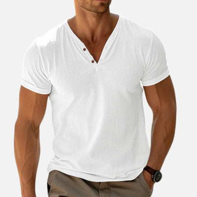 Mivora London | Men's Classic V-Neck Regular Fit Shirt