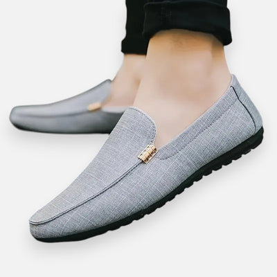 Mivora London | Men's Handcrafted Canvas Slip-On Shoes with Effortless All-Day Comfort