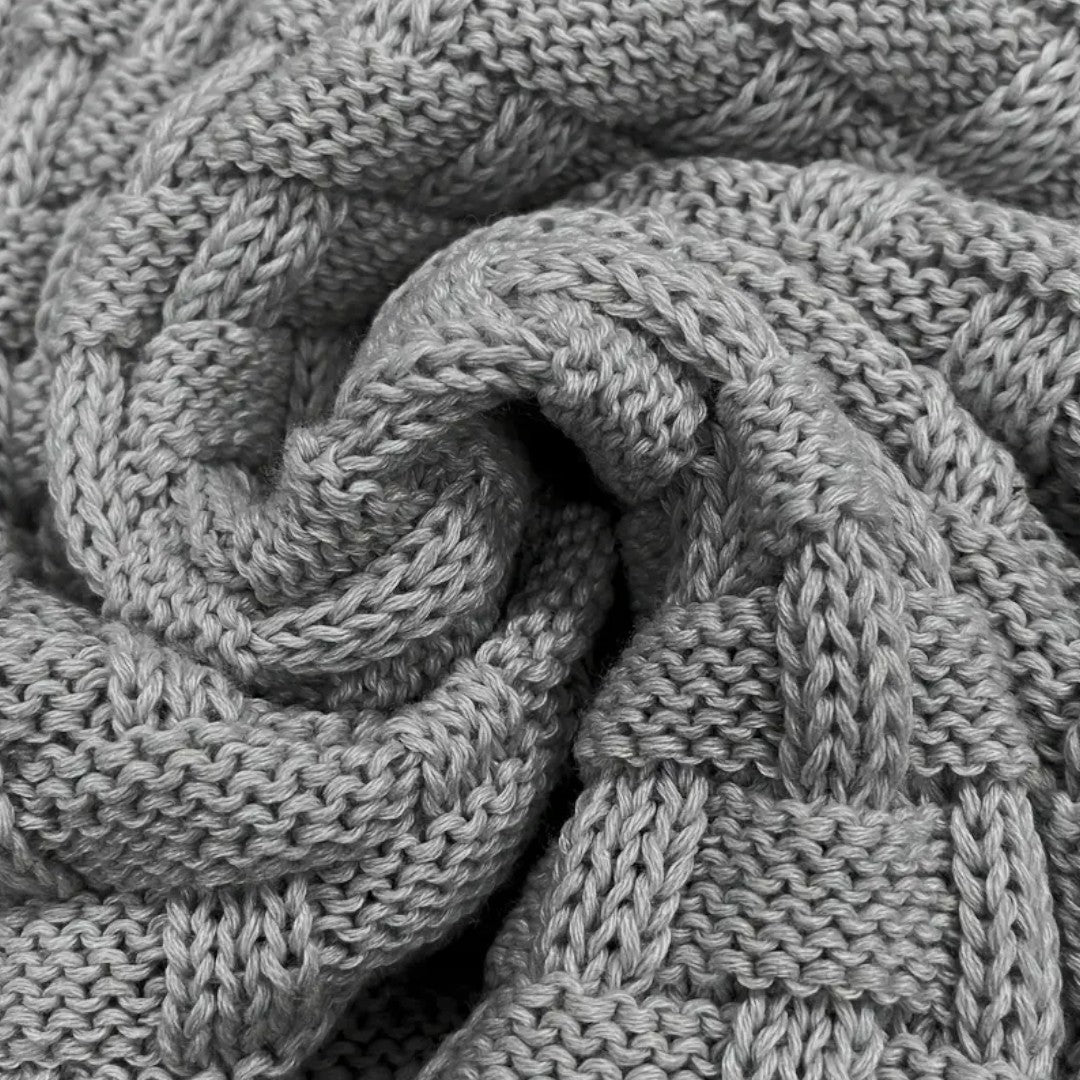 Mivora London | Men’s Waffle-Knit Pullover – Refined & Warm