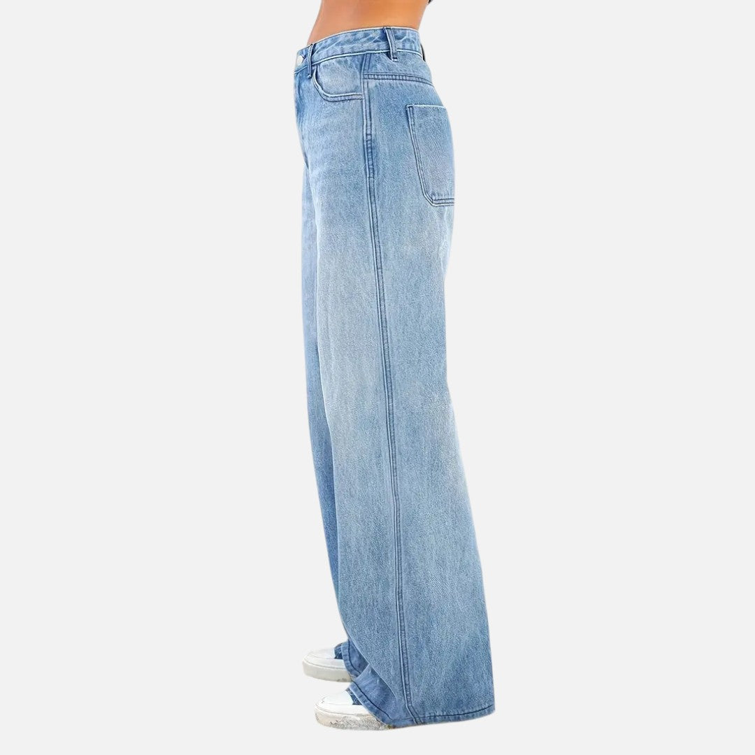 Mivora London | Women’s High-Waist Wide-Leg Trouser with Effortless Flow