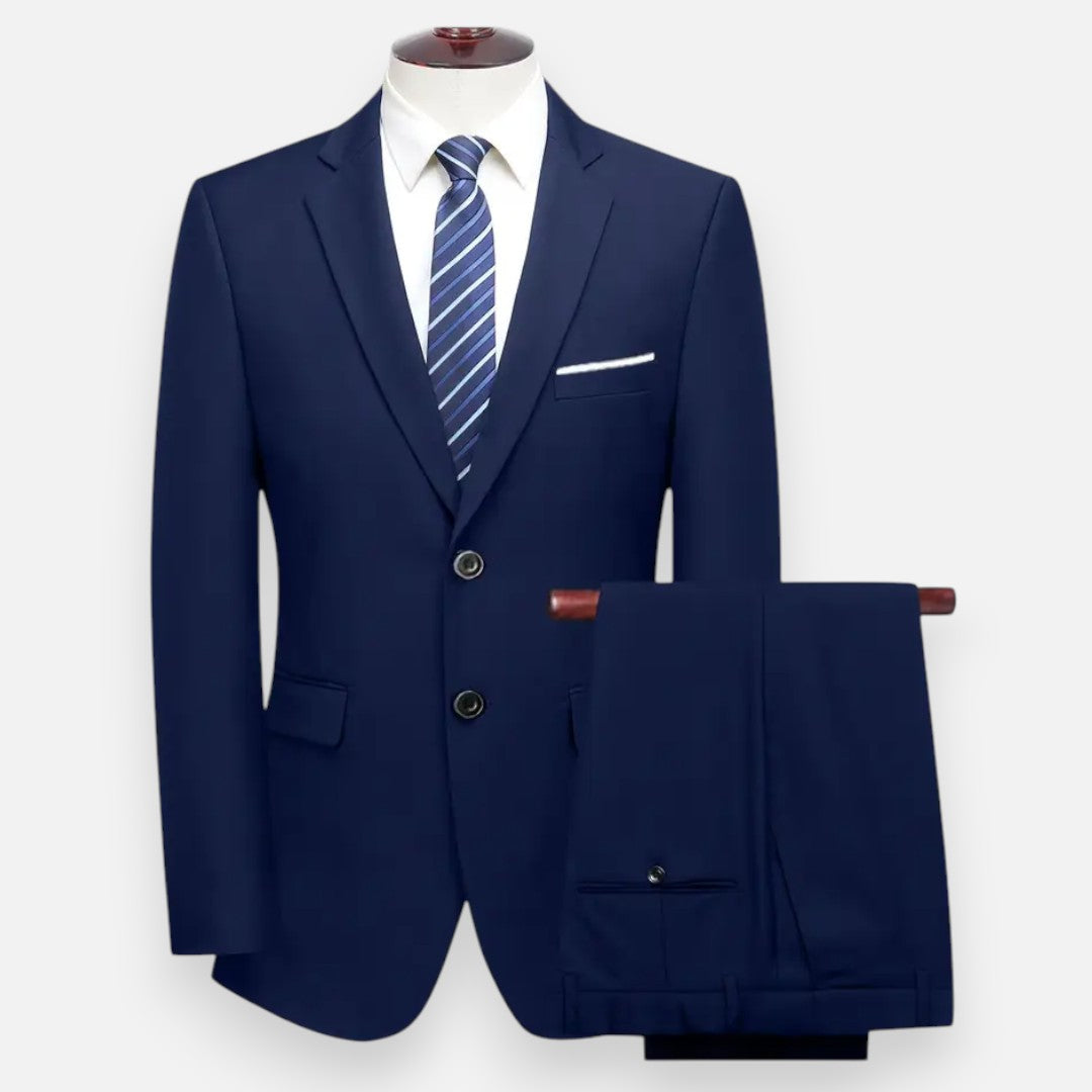 Mivora London | Men’s Sleek-Tailored 2-Piece Suit – Refined Style for Every Occasion