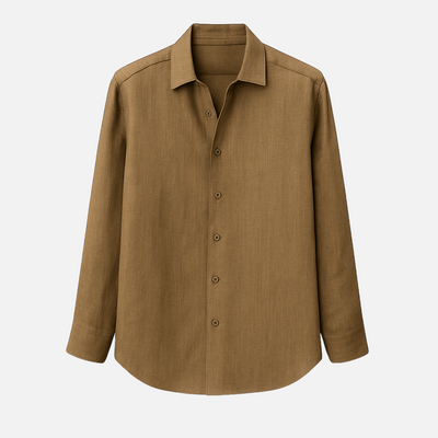 Mivora London | Casual Summer Long-Sleeve Shirt With Relaxed Fit