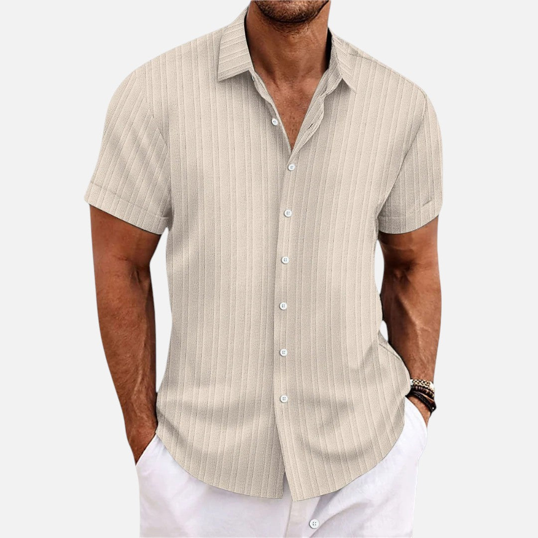 Mivora London | Relaxed Fit Casual Shirt With Short Sleeves