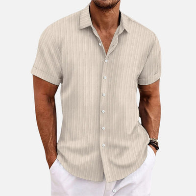 Mivora London | Relaxed Fit Casual Shirt With Short Sleeves