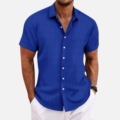 Mivora London | Relaxed Fit Casual Shirt With Short Sleeves