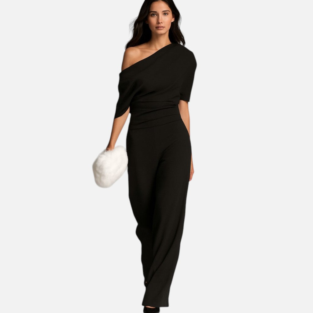 Mivora London | Single-Breasted Jumpsuit With Tailored Fit
