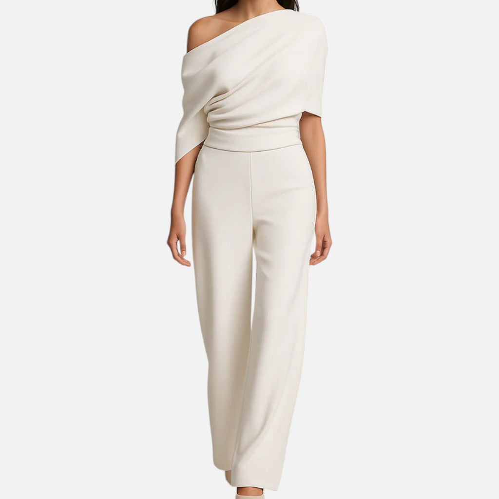 Mivora London | Single-Breasted Jumpsuit With Tailored Fit