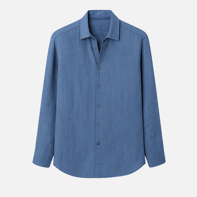 Mivora London | Casual Summer Long-Sleeve Shirt With Relaxed Fit