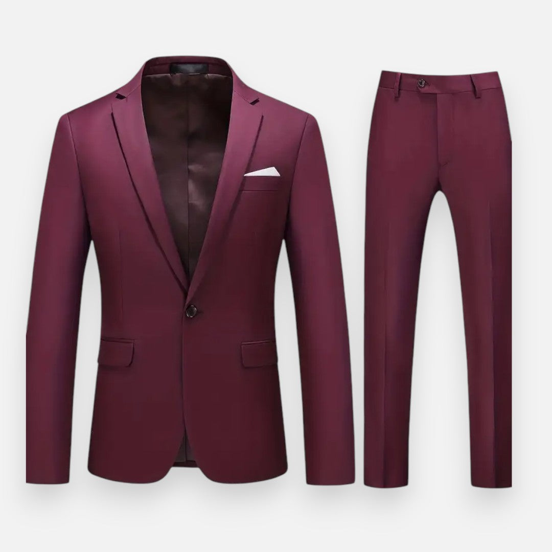 Mivora London | Men’s Tailored Elegance 2-Piece Suit Set