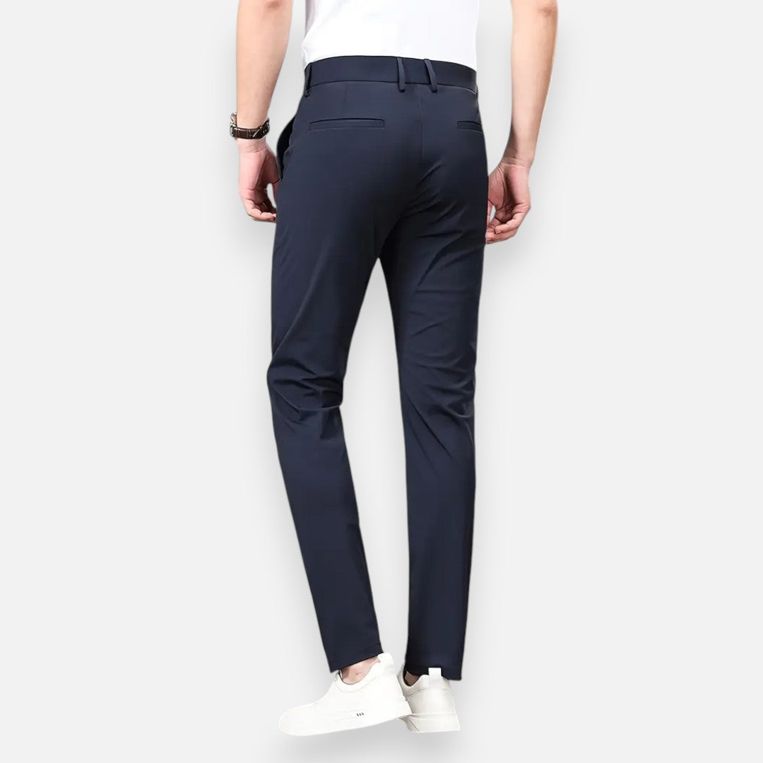 Mivora London | Men’s Slim-Fit High-Stretch Trousers
