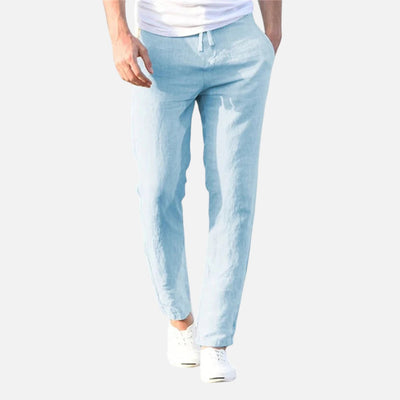 Mivora London | Men's Lightweight Casual Trousers With Relaxed Fit And Breathable Fabric