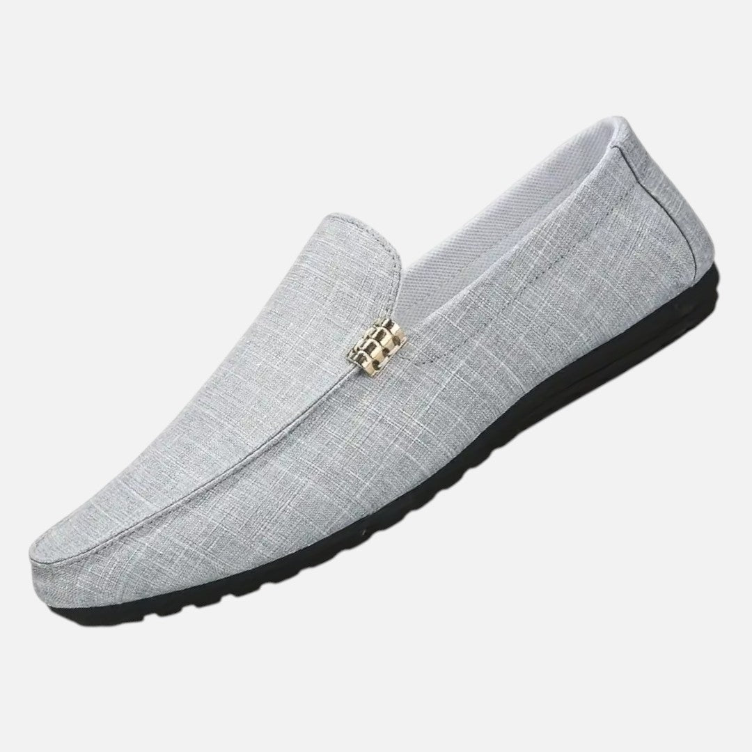 Mivora London | Men's Handcrafted Canvas Slip-On Shoes with Effortless All-Day Comfort