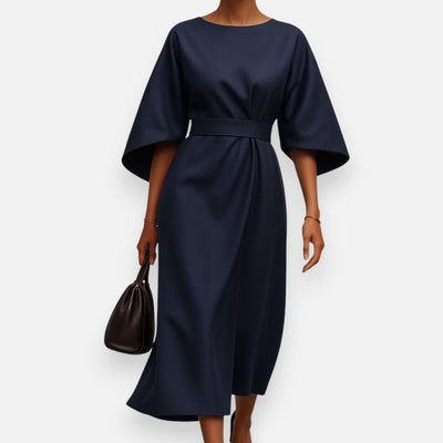 Mivora London | Women’s Structured A-Line Midi Dress
