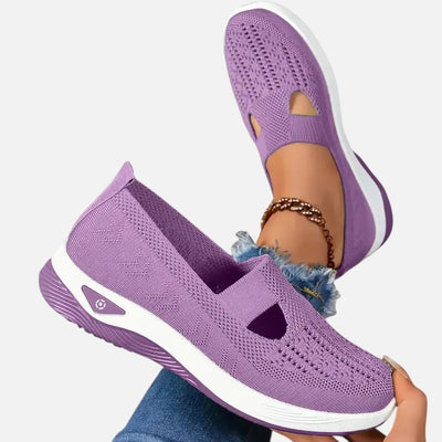 Mivora London | Slip-On Comfort Walking Shoes With Cushioned Sole