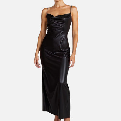Mivora London | Women's Elegant Long Dress With Flattering Silhouette