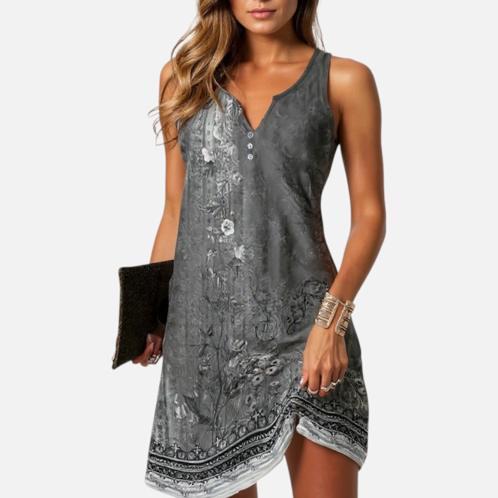 Mivora London | Women's Sleeveless Mini Dress With Relaxed Fit