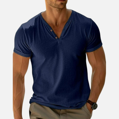 Mivora London | Men's Classic V-Neck Regular Fit Shirt