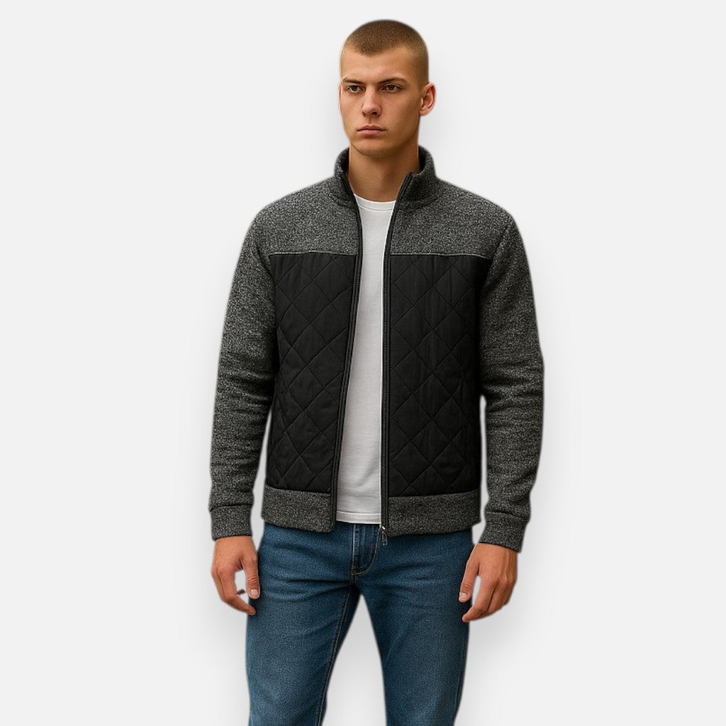 Mivora London | Men’s Knitted Cardigan Jacket – Refined Warmth, Effortless Poise