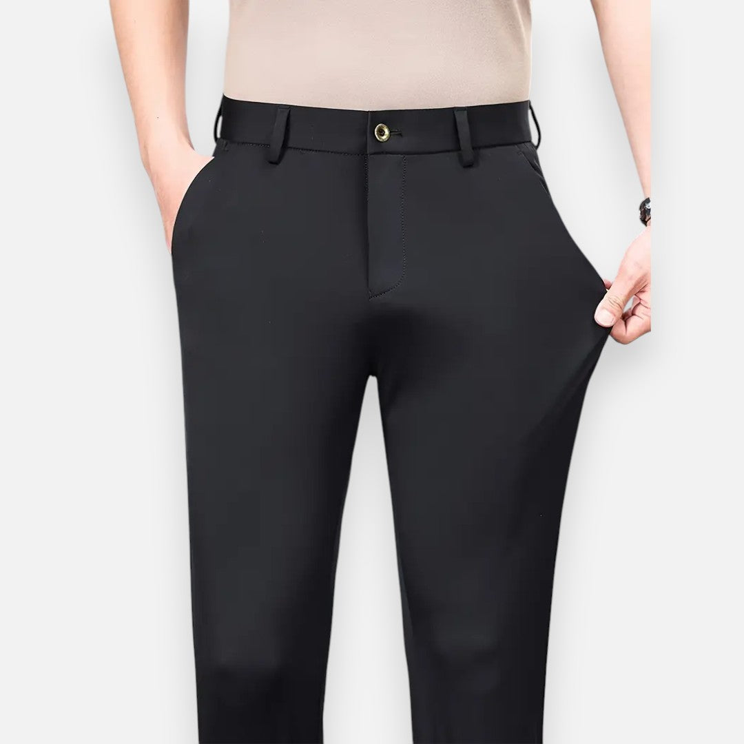 Mivora London | Men’s Slim-Fit High-Stretch Trousers
