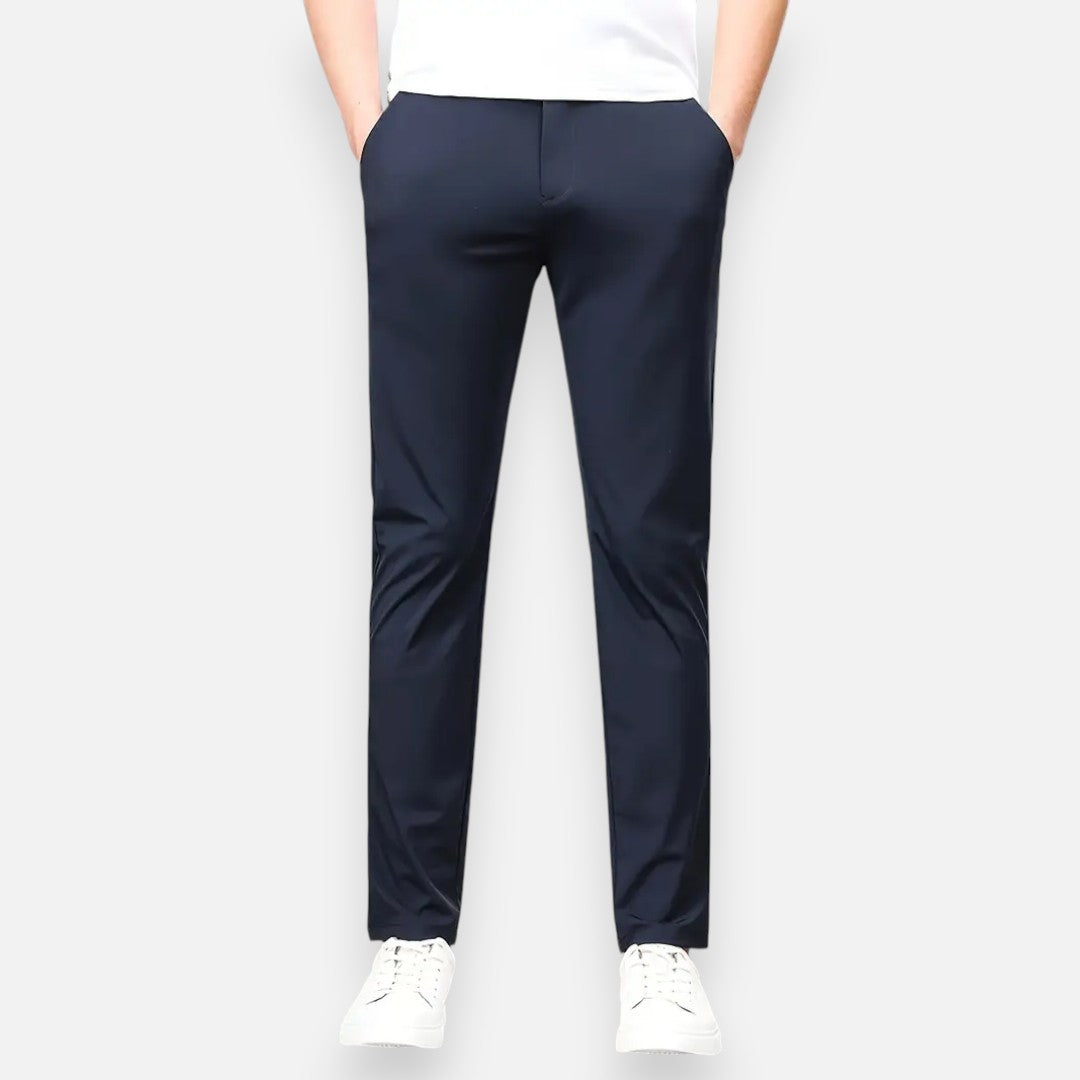Mivora London | Men’s Slim-Fit High-Stretch Trousers