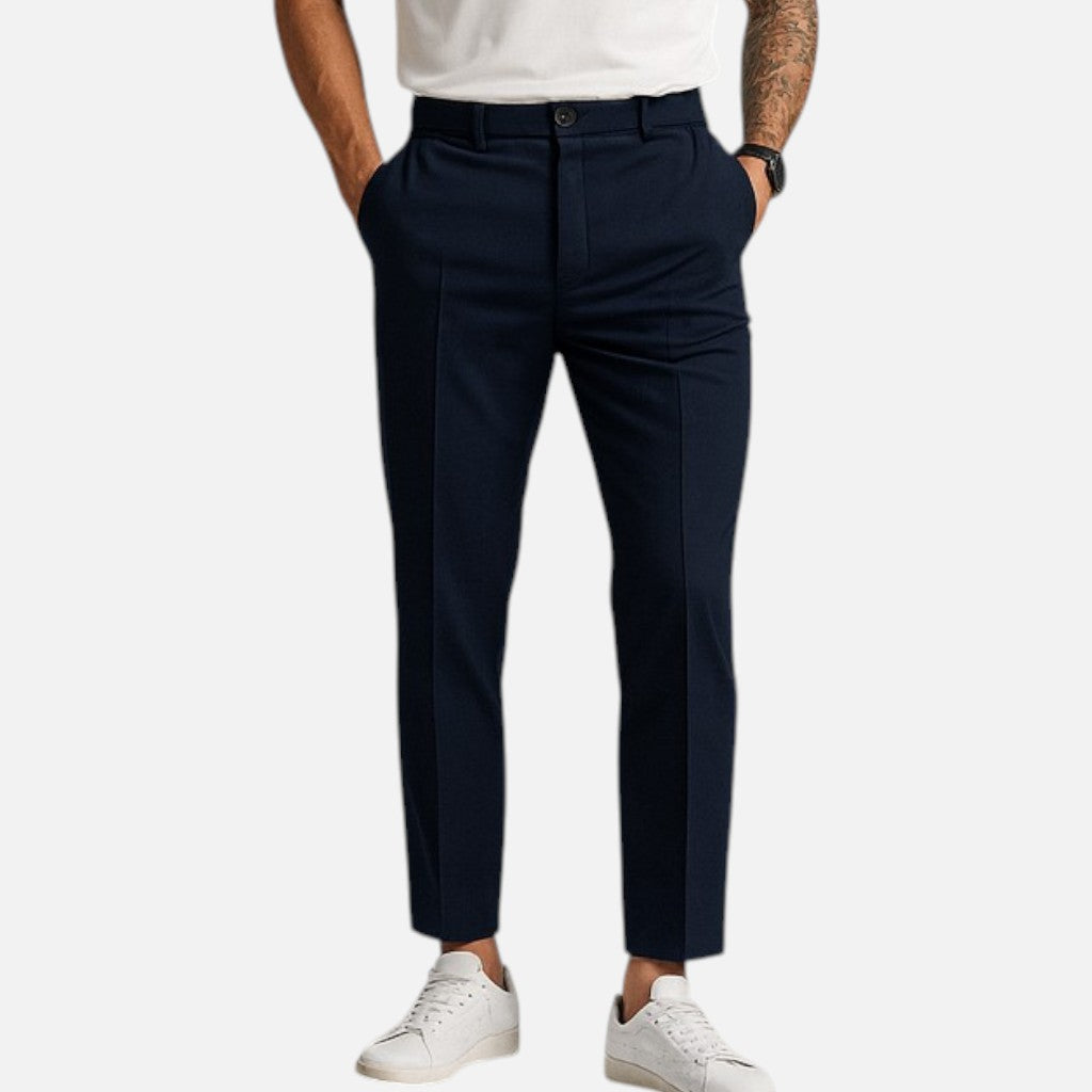 Mivora London | Men’s Tailored Leisure Trousers – Refined Comfort for Every Day