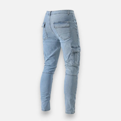 Mivora London | Men’s Skinny Fit Trousers – Medium Stretch