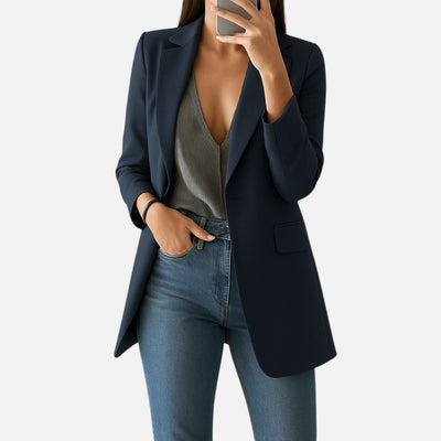 Mivora London | Women’s Elegant Tailored Blazer – Refined Office Style
