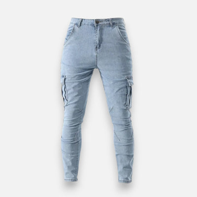 Mivora London | Men’s Skinny Fit Trousers – Medium Stretch