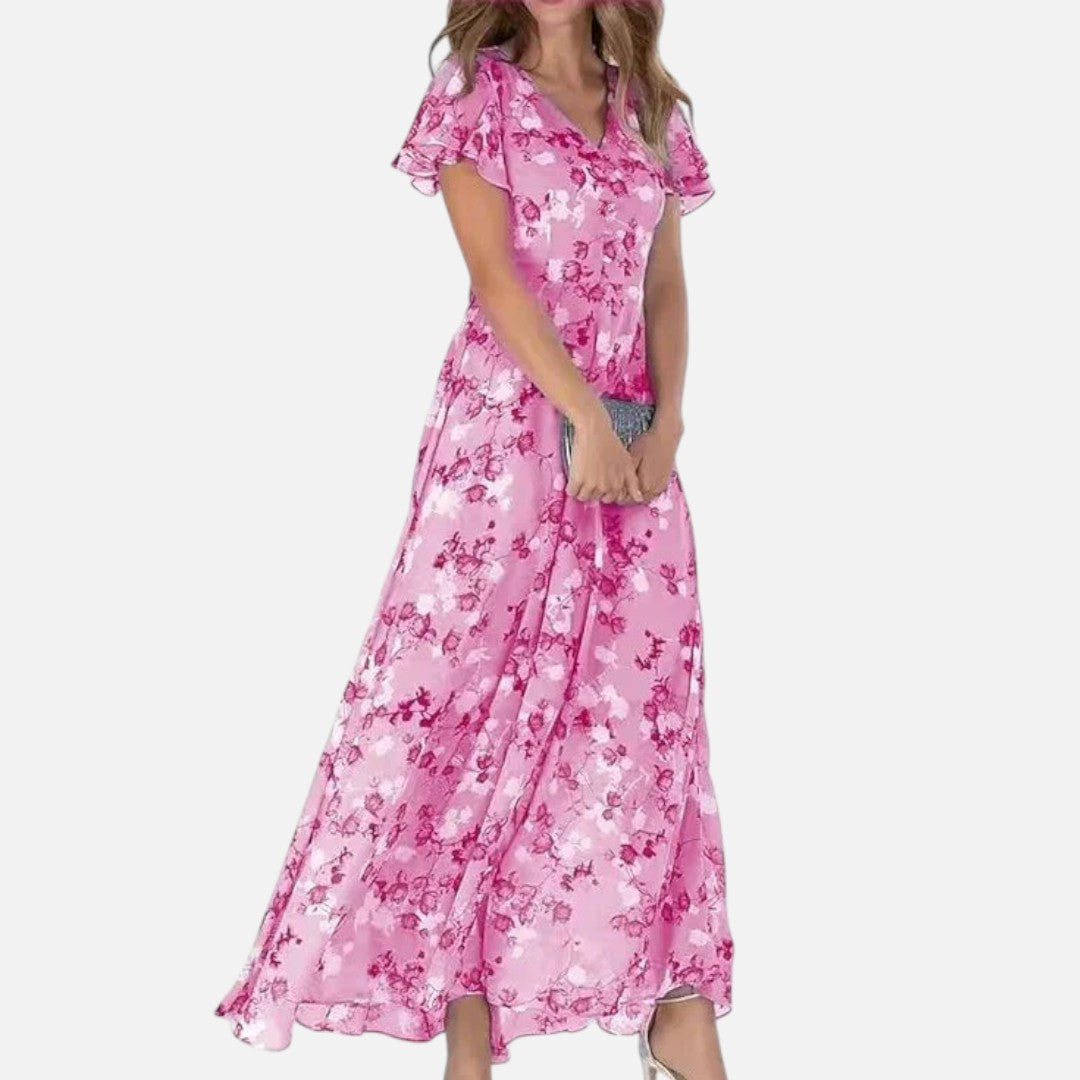 Mivora London | Women’s Fit‑and‑Flare Midi Dress